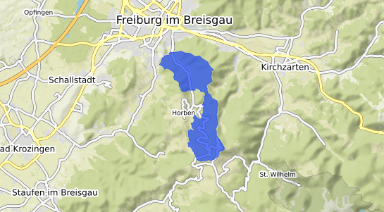Bodenrichtwertkarte Freiburg im Breisgau Günterstal